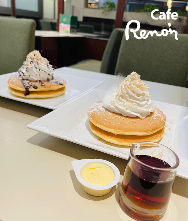 銀座ルノアール 毎月10日は パンケーキの日 Cafeルノアールでは北海道産の小麦粉と牛乳を100 使用したもっち 22 04 10 俺ノ ランキング