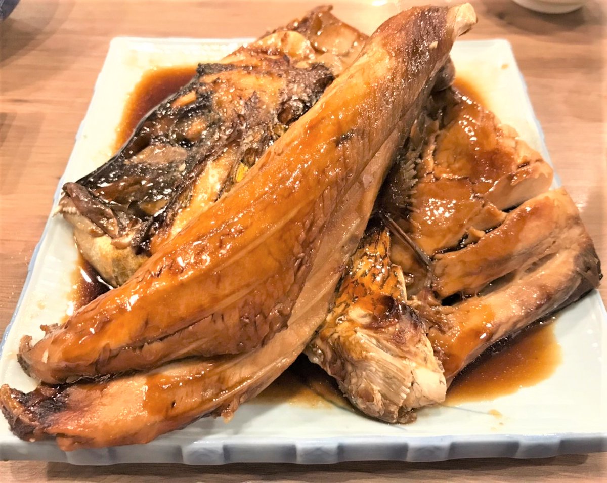 磯丸水産 今日は磯丸水産食堂のボリューム満点 数量限定 お値打の単品 カマカマの煮付 10円を注文 マグロ 22 06 08 俺ノランキング